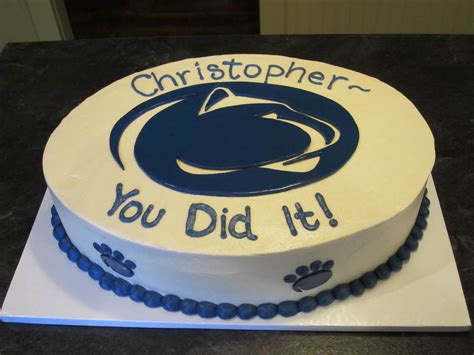 penn state graduation cake